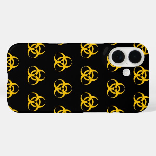 Biohazard Pictogrampatroon Case-Mate iPhone Case (Achterkant (horizontaal))