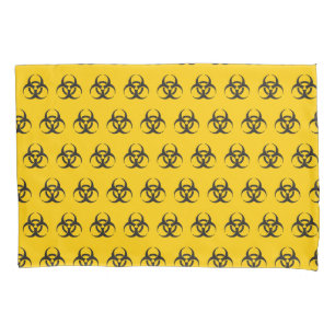 Biohazard Pictogrampatroon Kussensloop
