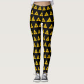 Biohazard-pictogrampatroon Leggings (Voorkant)