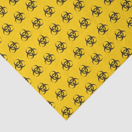 Biohazard Pictogrampatroon Tissuepapier (Detail)
