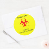 BIOHAZARD RONDE STICKER (Envelop)