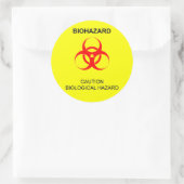 BIOHAZARD RONDE STICKER (Tas)