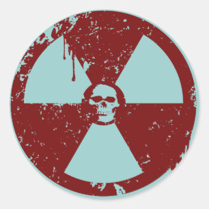 BioHazard Ronde Sticker