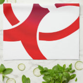 Biohazard - ROOD Theedoek (Gevouwen)