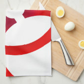 Biohazard - ROOD Theedoek (Quarter Fold)