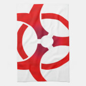 Biohazard - ROOD Theedoek (Verticaal)