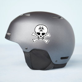 Biohazard schedel Sticker
