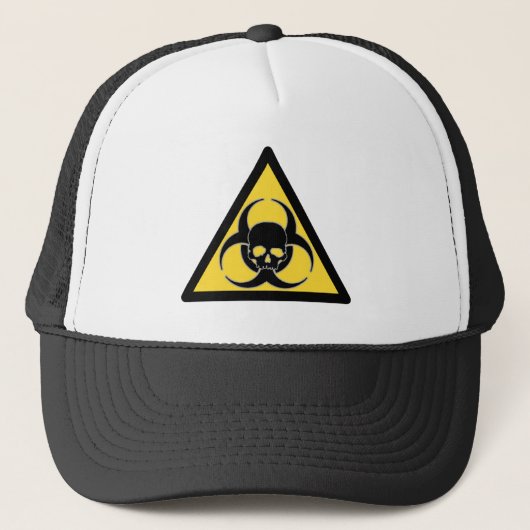 Biohazard schedel trucker pet (Voorkant)