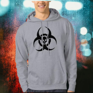 Biohazard Skull Hoodie
