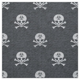 Biohazard Skull Stof