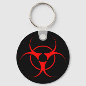 Biohazard Sleutelhanger Biohazard Warning Sleutelh (Voorkant)