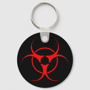 Biohazard Sleutelhanger Biohazard Warning Sleutelh