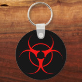 Biohazard Sleutelhanger Biohazard Warning Sleutelh (Voorkant)