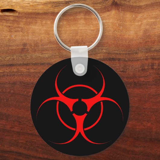 Biohazard Sleutelhanger Biohazard Warning Sleutelh (Voorkant)