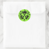 Biohazard — Splat Ronde Sticker (Tas)