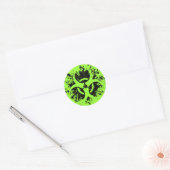 Biohazard — Splat Ronde Sticker (Envelop)
