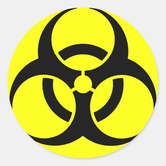 Biohazard! Sticker (Voorkant)