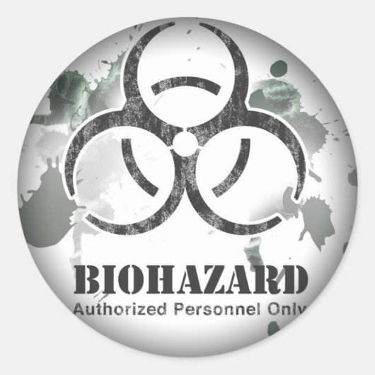 Biohazard sticker (Voorkant)