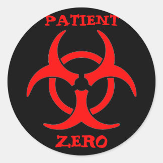 Biohazard Sticker Patient Zero
