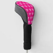 Biohazard Symbol Golf Head Hoesje Golfheadcover (Schuin)