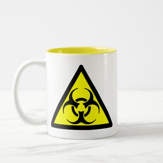 BIohazard Symbol Mok (Links)