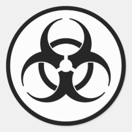 Biohazard Symbol Sticker