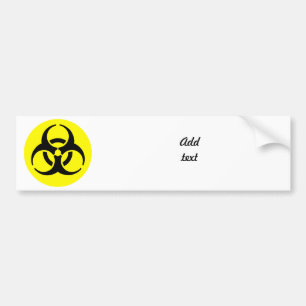 BioHazard Symbool Bumpersticker