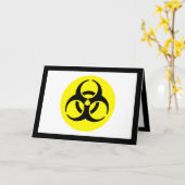 BioHazard Symbool Kaart (Gele Bloem)