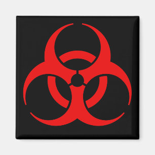 Biohazard Symbool Magneet