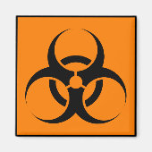 Biohazard Symbool Magneet (Voorkant)