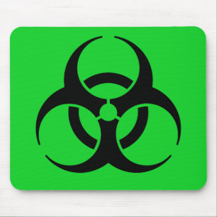 Biohazard Symbool Muismat