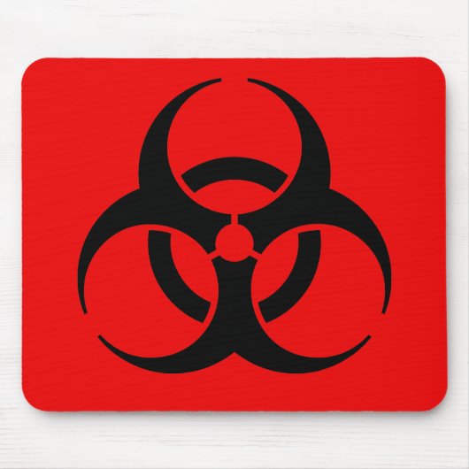 Biohazard Symbool Muismat (Voorkant)