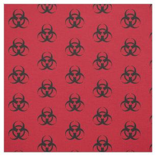 Biohazard Symbool Patroon Fabric Stof