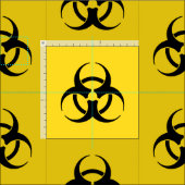 Biohazard Symbool Patroon Fabric Stof (Delen)