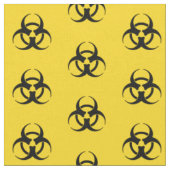 Biohazard Symbool Patroon Fabric Stof (Close Up)