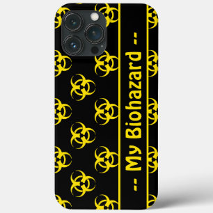 Biohazard Symbool Pattern Phone Case met aangepast