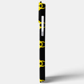 Biohazard Symbool Pattern Phone Case met aangepast (Achterkant / Links)