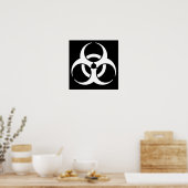 Biohazard Symbool Poster (Keuken)