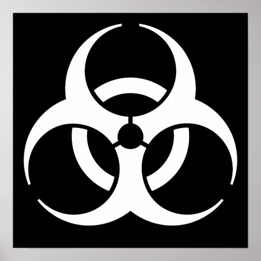 Biohazard Symbool Poster (Voorkant)