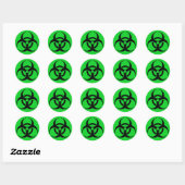 Biohazard Symbool Ronde Sticker (Vel)