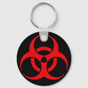 Biohazard Symbool Sleutelhanger