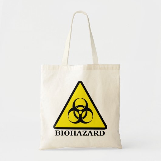 BioHazard Symbool Tote Bag (Voorkant)
