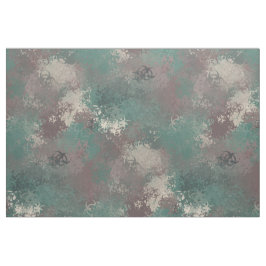 Biohazard Symbool Woodland Camo Fabric Stof