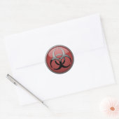 BioHazard Toxic Ronde Sticker (Envelop)