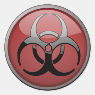 BioHazard Toxic Ronde Sticker