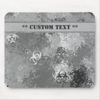 Biohazard Urban Camo Muismat met aangepaste tekst