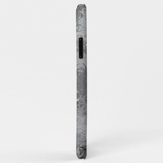 Biohazard Urban Camo Phone Case met Tekst (Achterkant/rechts)