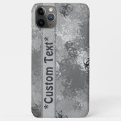 Biohazard Urban Camo Phone Case met Tekst (Achterkant)
