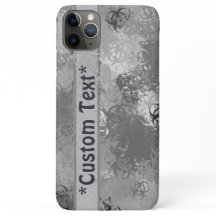 Biohazard Urban Camo Phone Case met Tekst