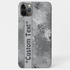 Biohazard Urban Camo Phone Case met Tekst